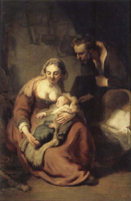REMBRANDT Harmenszoon van Rijn The Holy Family Germany oil painting art